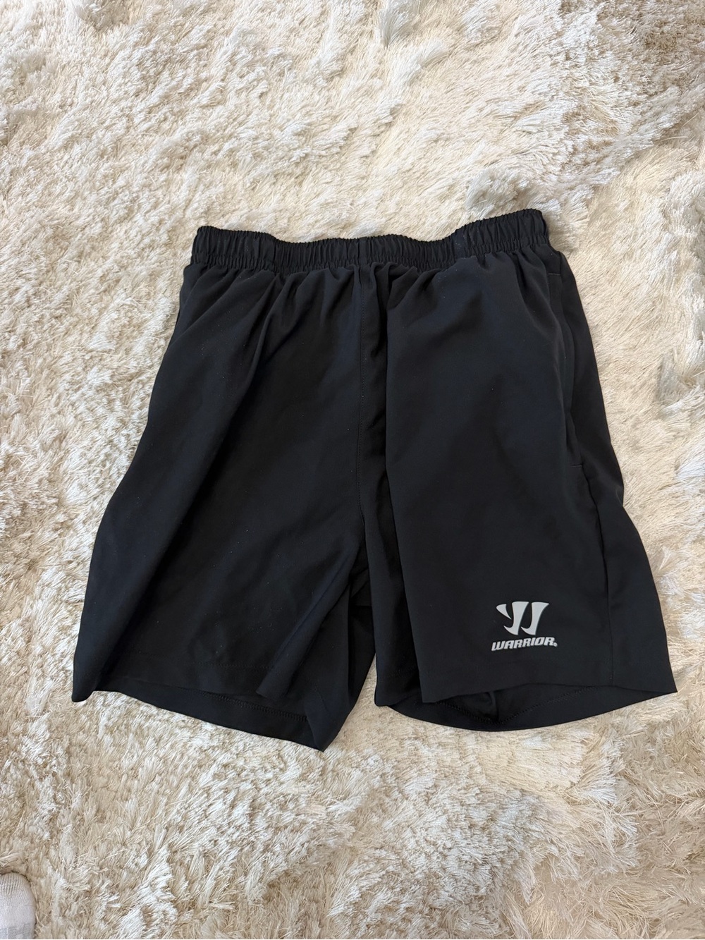 Warrior Performance Black Athletic Shorts for Men